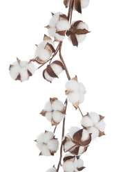 Guirlande Coton Marron/Blanc - (77862)